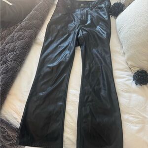 Rag & Bone Black Leather Pants